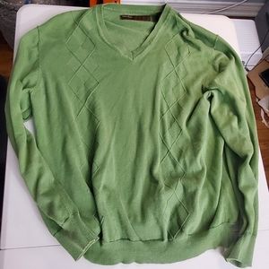 Perry Ellis Men's Large Cotton Sweater Long Sleeve